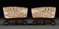 Pair of Ivory Plaques