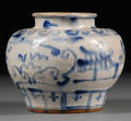 Blue and White Jar