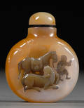 Chalcedony Agate Snuff Bottle