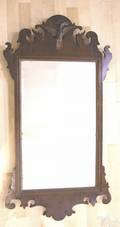 Chippendale mahogany looking glass ca 1790