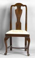 Pennsylvania Queen Anne walnut dining chair ca 1760