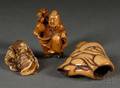 Three Ivory Netsuke