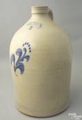 Twogallon stoneware jug 19th c