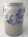 Threegallon stoneware crock 19th c