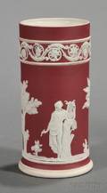 Wedgwood Crimson Jasper Dip Spill Vase