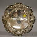 Black Starr  Frost Sterling Silver Footed Plate