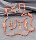 Suite of Coral Jewelry