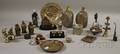 Approximately Twenty Asian Metal Items
