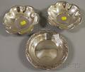 Three Sterling Silver Bowls