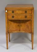 Old Colony Furniture Regencystyle Mahogany and Mahogany Veneer Writing Stand