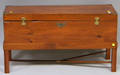 Pine Brassmounted Storage Box on Stand
