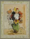 Stefan Lokos HungarianAmerican 19131944 Vase of Flowers