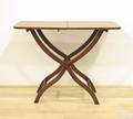 English mahogany folding table