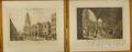 Pair of Framed Chapman Print Views of the Royal Exchange