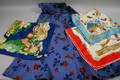 Three Vintage Gucci Scarves and a Cotton Givenchy Skirt with Belt