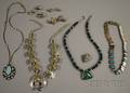 Small Group of Southwestern Silver and Hardstone Jewelry