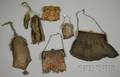 Four Antique Whiting  Davis Metal Mesh Purses