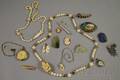 Group of Mostly Antique Bone and Hardstone Jewelry