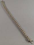 10kt White Gold and Diamond Bracelet