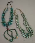 Three Southwestern Turquoise Necklaces