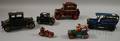 Six Assorted Metal Toy Vehicles