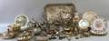 Large Group of Silver Plated Tableware and Other Items