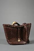 Brown Leather Handbag KieselsteinCord