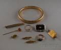 Small Group of Mostly 14kt Gold Antique Jewelry