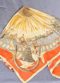 Damask Silk Scarf Hermes