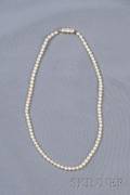 Edwardian Pearl and Diamond Necklace Tiffany  Co