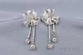 Platinum and Diamond Earpendants