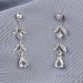 18kt White Gold and Diamond Earpendants