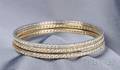 Three Diamond Bangles