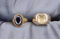Two Antique 14kt Gold Rings