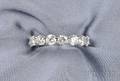 18kt White Gold and Diamond Band