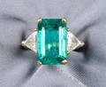 Emerald and Diamond Ring
