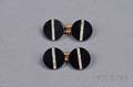 Art Deco Onyx and Diamond Cuff Links