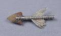 Antique Silver and Arrowhead Brooch