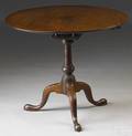 Philadelphia Queen Anne mahogany tea table ca 1760