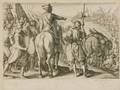 Jacques Callot French 15921635 Lot of Two Scenes Les troupes en marche