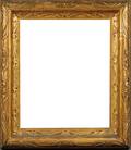 American School 20th Century Carved Wood Picture Frame