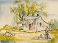 Robert M Rucker American 19322001 Lot of Two Southern Homestead Views