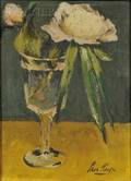 Leon Karp American 19031951 Peonies in a Glass