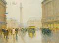Andre Gisson French 19212003 Paris View Probably La Place Vendme
