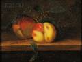 Arnoud Wydeveld American 18231888 Two Peaches