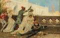 Raffaele Resio Italian 18541927 Serenade on the Balcony