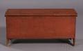 Small Redpainted SixBoard Chest