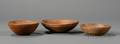 Three Turned Wooden Bowls