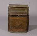 Painted Tin Tea Bin