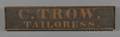 C TROW TAILORESS Trade Sign